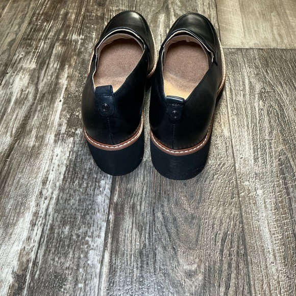 Naturalizer Black Leather Loafers Size 9 Wide - Picture 13 of 16